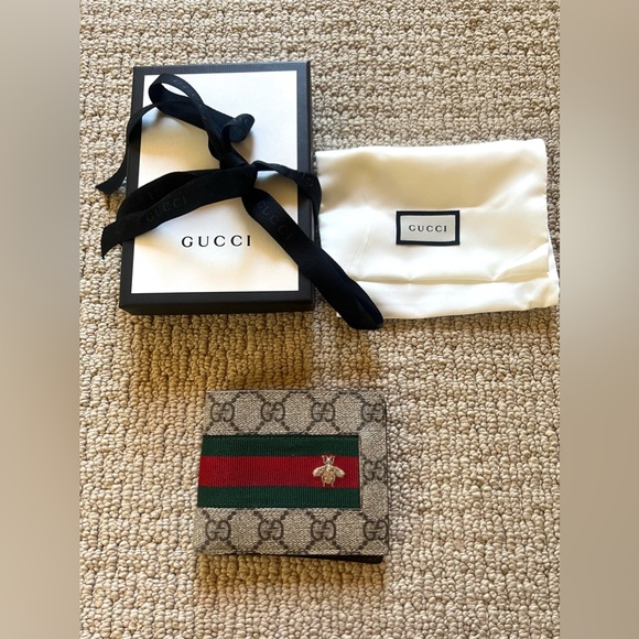 Gucci Mens Ophidia Wallet 100% Autentic - Picture 3 of 11